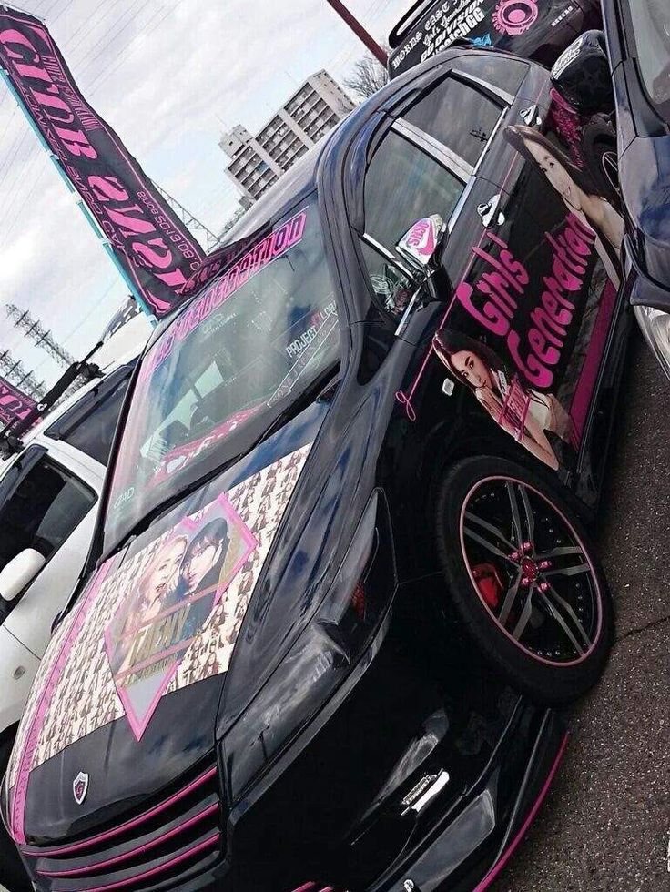 pulling up in this car