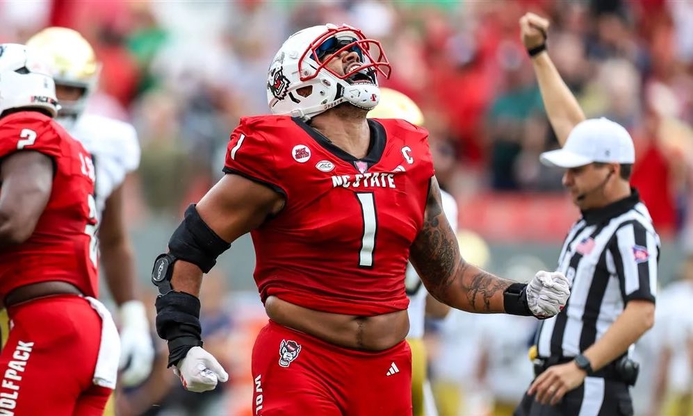 #AGTG Blessed to receive an offer from <a href="/PackFootball/">NC State Football</a>. <a href="/StateCoachD/">Dave Doeren</a> <a href="/elisha_shaw/">Coach E. Shaw</a> <a href="/coachwiles/">Charley Wiles</a> 

<a href="/NPCoachJeff/">Jeff@nationalpreps.com</a> <a href="/TrenchesElite/">Trenches Elite OL/DL Training</a> <a href="/RCorySmith/">Cory Smith</a> <a href="/BCrawford247/">Brad Crawford</a> <a href="/RivalsFriedman/">Adam Friedman</a> <a href="/MohrRecruiting/">Brian Mohr</a> <a href="/StilesOnSports/">Chris Stiles</a> <a href="/adamgorney/">Adam Gorney</a>