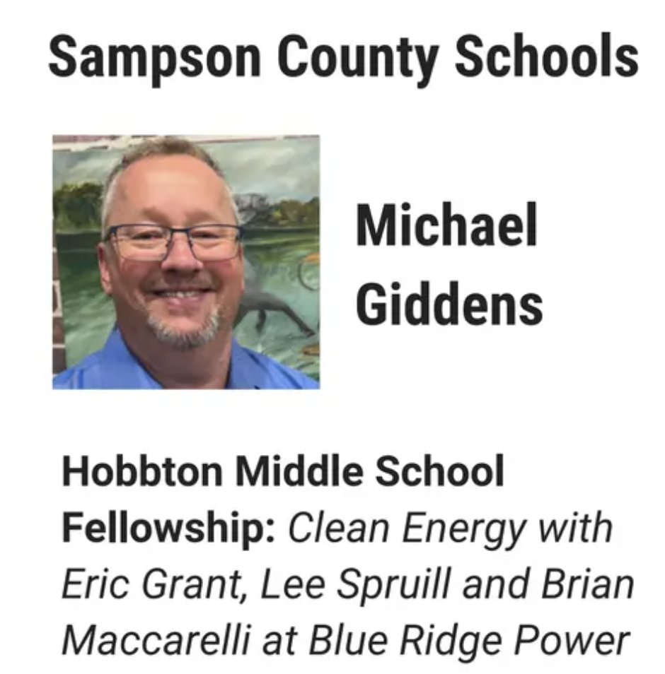 Sampson Teacher is part of the 2025-26 cohort of Kenan Fellows Program for Teacher Leadership sampson.k12.nc.us/o/scs/article/…