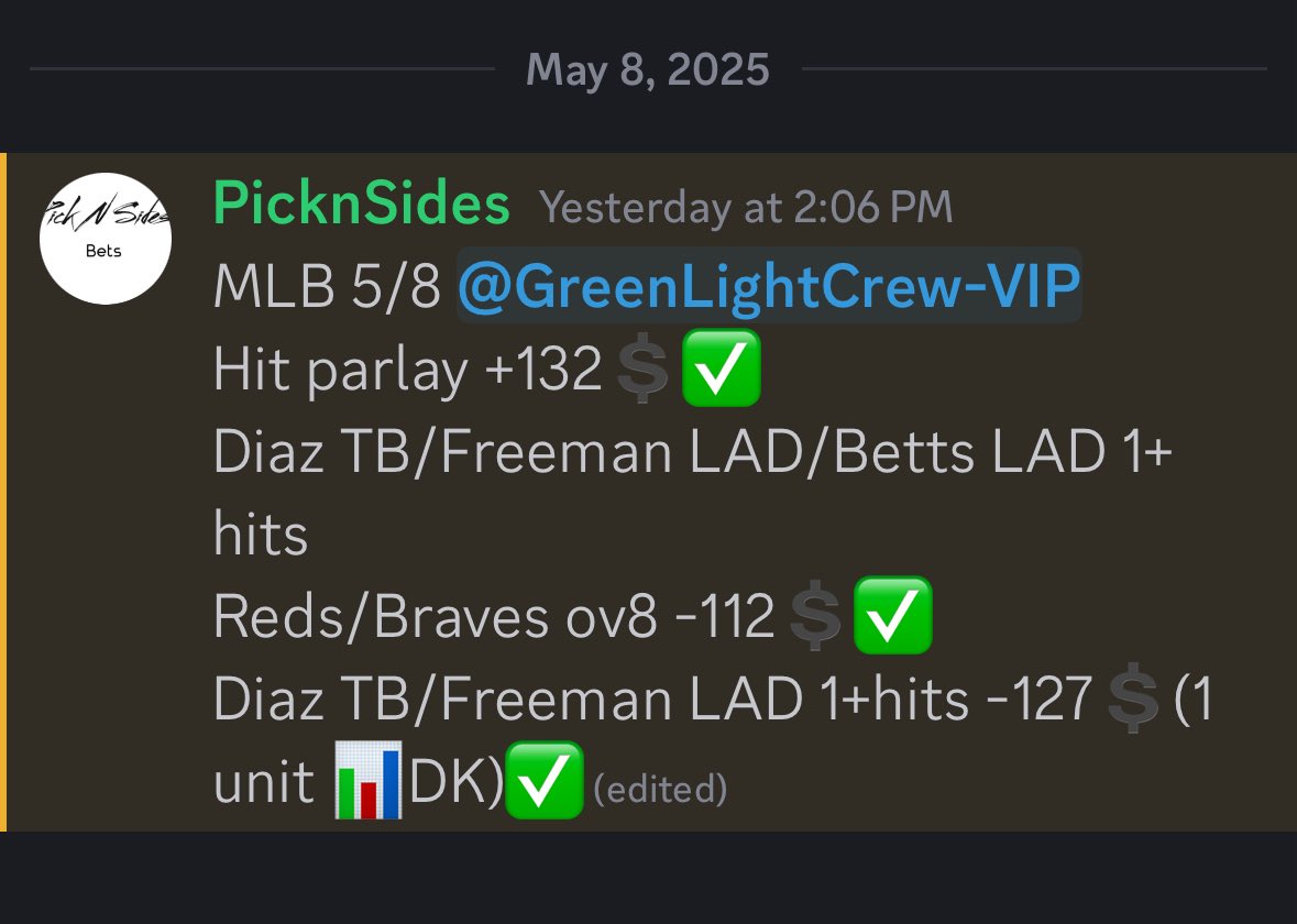 PicknSides (@picknsides) on Twitter photo 3-0 yesterday including another free play winner #freepicks #freebets #gambling #betting <a href="/_GreenLightCrew/">GreenLightCrew ππ΄</a> 3-0 yesterday including another free play winner #freepicks #freebets #gambling #betting <a href="/_GreenLightCrew/">GreenLightCrew ππ΄</a>
