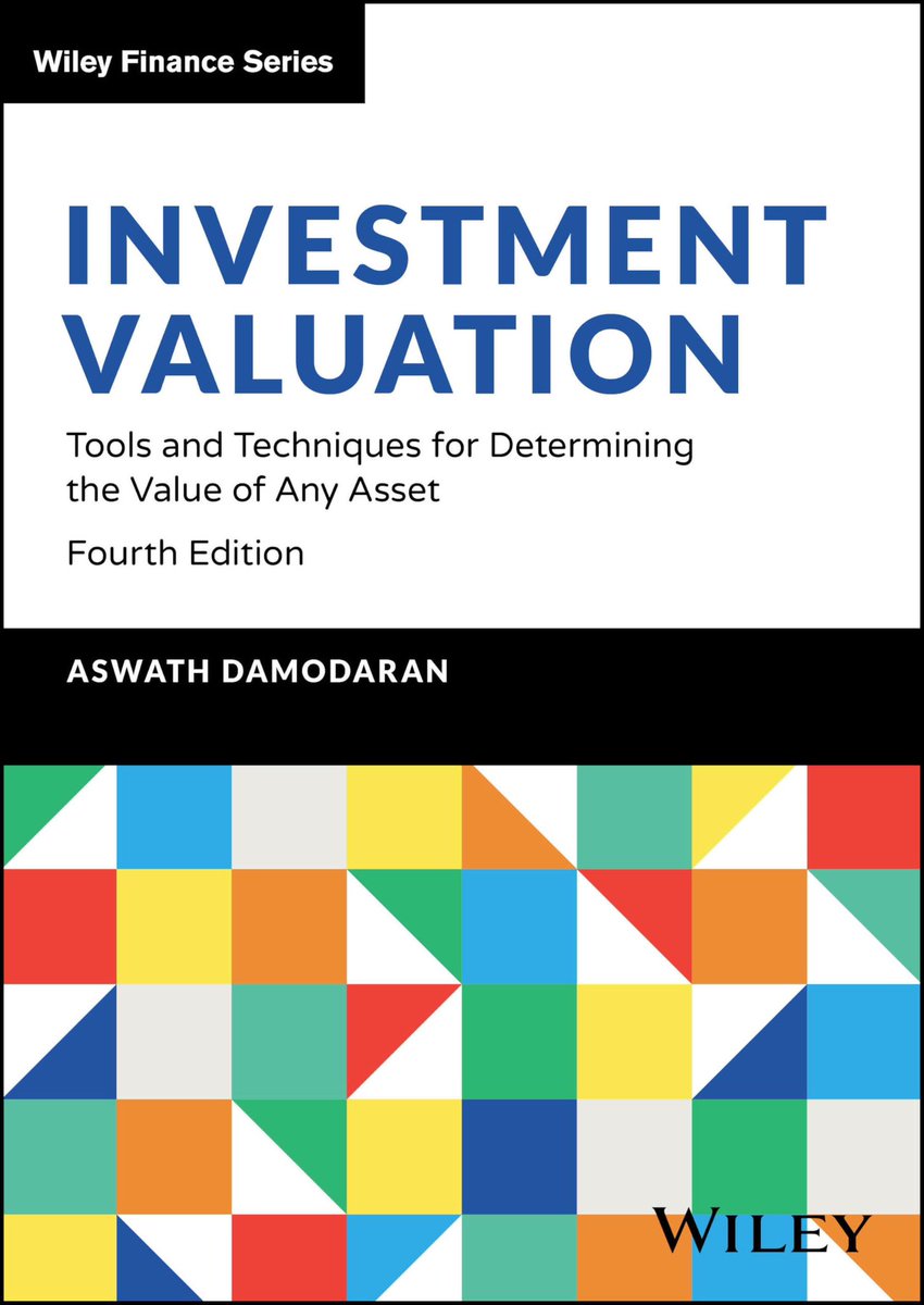 TheEconMind's tweet image. Top 5 Finance books imo 
Investment Banking
The Art of M&A
Distressed Debt Analysis
Mastering Private Equity 
Investment Valuation (Damodaran)
Note: they’re all Intermediate to Advanced, no place for amateurs