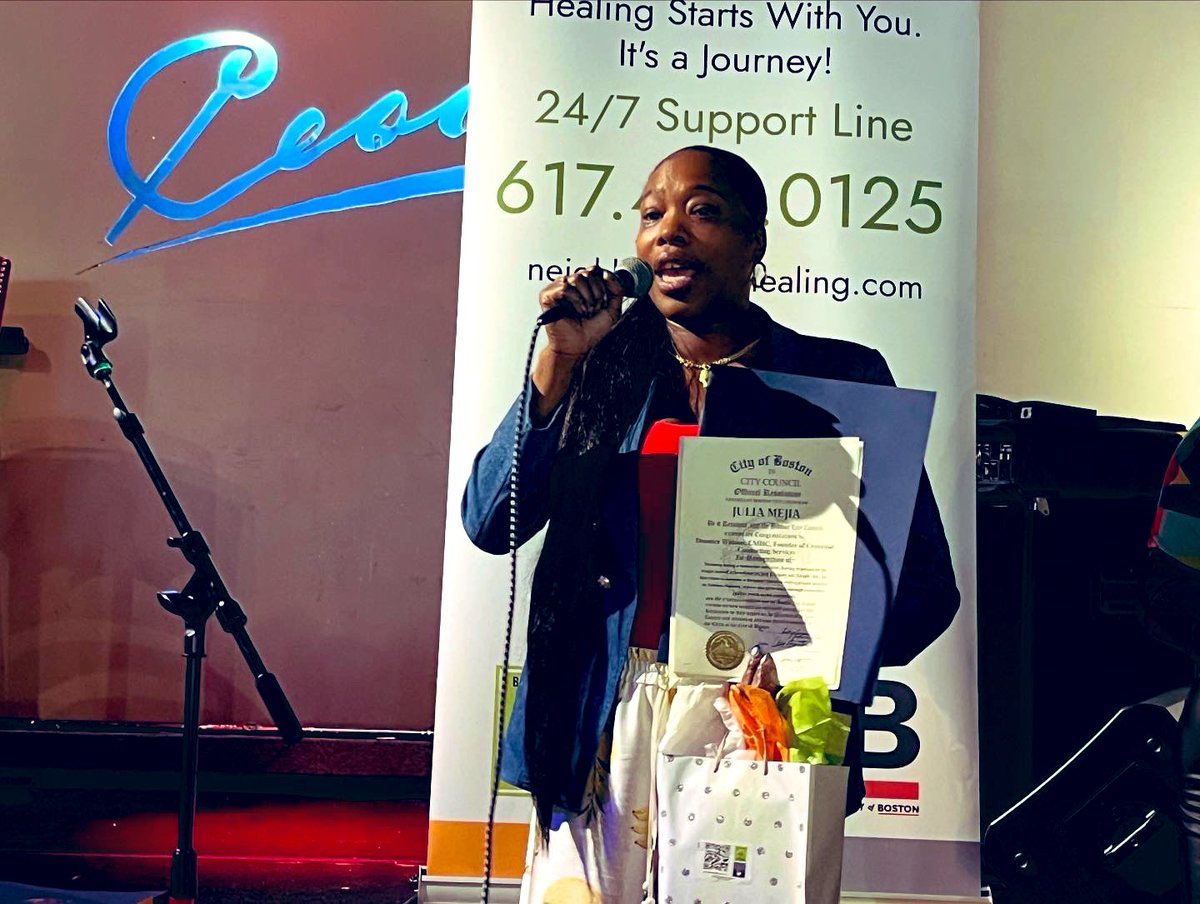 Yesterday, I had the honor of attending a special luncheon at Cesaria’s Restaurant, organized by the Community Healing Response Network at BPHC, to honor &amp; support survivors of homicide &amp; gun violence. It was a truly beautiful event! ❤️🕊️🙏#healing #hope #trust #love #community