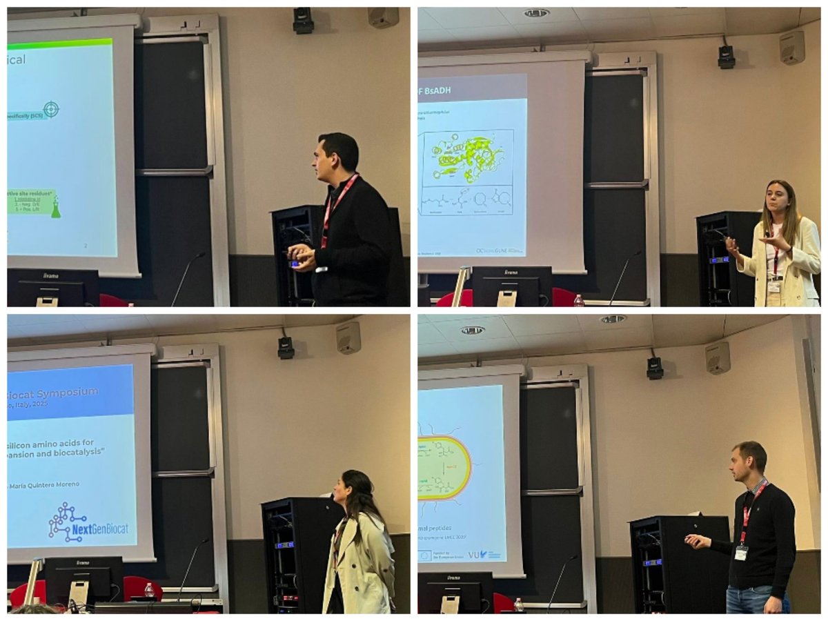 Martina_L_Contente (@ml_contente) on Twitter photo PhD Pitches from #BiocadCodeExpander Jan Hendrick Illies (Vrije Universiteit Amsterdam), Lauren Quintero (Universitat Rovira I Virgili), Cecilia Córdoba Quintero (CIC biomaGUNE) and Odyssefs Ioannis Pantrlakis (Graz University) <a href="/IvanaDrienovska/">Ivana Drienovska</a> <a href="/NextGenBiocat/">NextGenBiocat</a> PhD Pitches from #BiocadCodeExpander Jan Hendrick Illies (Vrije Universiteit Amsterdam), Lauren Quintero (Universitat Rovira I Virgili), Cecilia Córdoba Quintero (CIC biomaGUNE) and Odyssefs Ioannis Pantrlakis (Graz University) <a href="/IvanaDrienovska/">Ivana Drienovska</a> <a href="/NextGenBiocat/">NextGenBiocat</a>