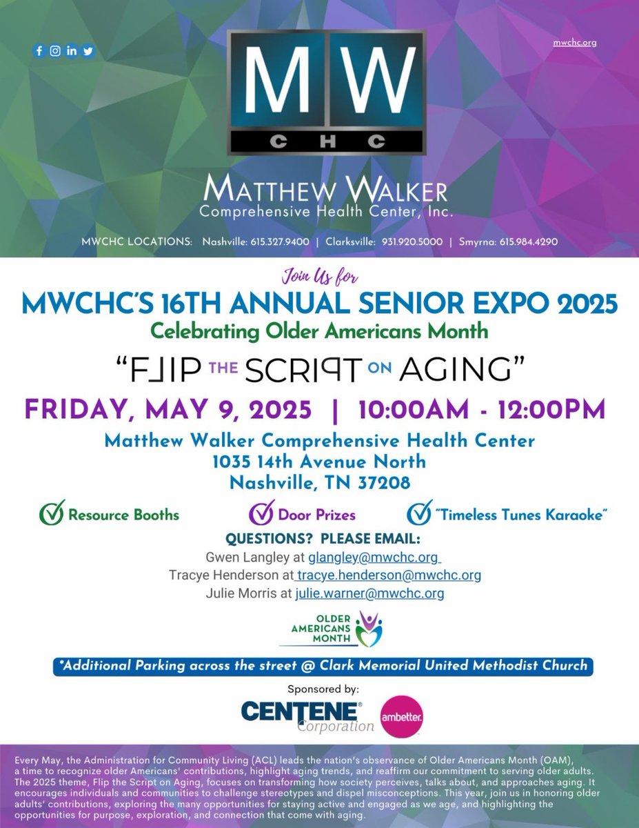 Join us today for our Senior Expo!