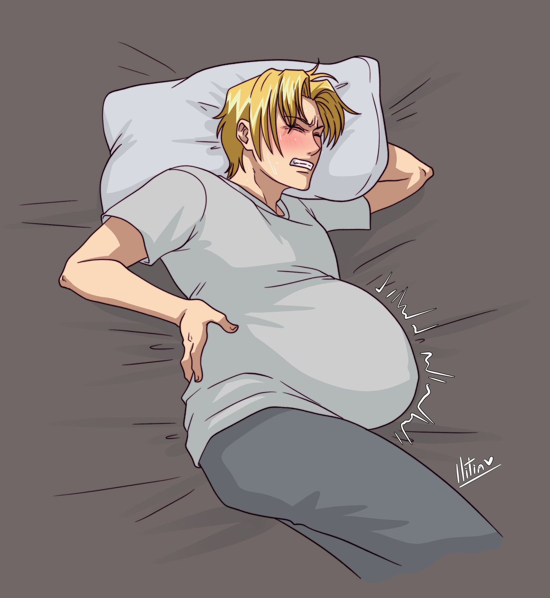 loveithateit95's tweet photo. Eiri Yuki from Gravitation mpreg by @IlitiaForever https://t.co/yiuKGGIebj