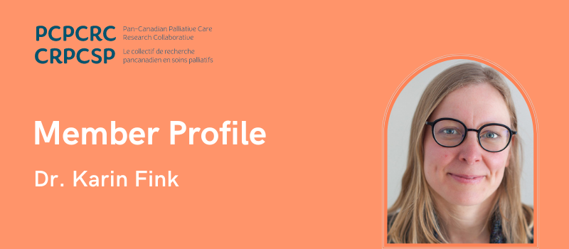 Pan-Canadian Palliative Care Research Collaborativ (@pcpcrcollab) on Twitter photo Meet Dr. Karin Fink palliative physician and researcher with <a href="/cusm_muhc/">Centre universitaire de santé McGill</a>!
Dr. Fink was awarded PCPCRC seed funding for her work on improving end of life care at home and understanding what caregivers felt were essential services.
Get to know her research:
pcpcrc.ca/pcpcrc-member-… Meet Dr. Karin Fink palliative physician and researcher with <a href="/cusm_muhc/">Centre universitaire de santé McGill</a>!
Dr. Fink was awarded PCPCRC seed funding for her work on improving end of life care at home and understanding what caregivers felt were essential services.
Get to know her research:
pcpcrc.ca/pcpcrc-member-…