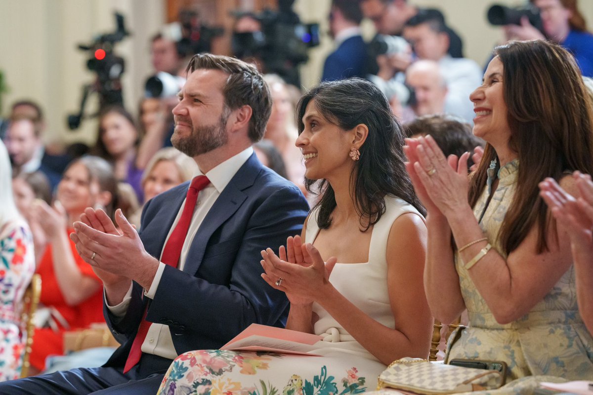 Vice President JD Vance (@vp) on Twitter photo .<a href="/SLOTUS/">Second Lady Usha Vance</a> and I had a wonderful time at the Military Mothers’ Celebration at the White House yesterday! .<a href="/SLOTUS/">Second Lady Usha Vance</a> and I had a wonderful time at the Military Mothers’ Celebration at the White House yesterday!