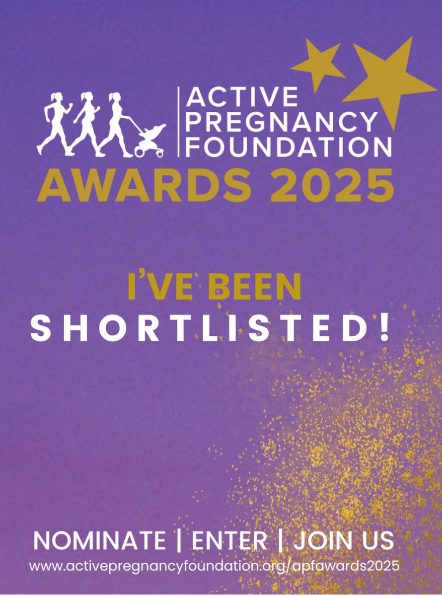 Kirsty Sale (@elliottsale) on Twitter photo I’m so excited to be shortlisted for the Researcher of the Year at the Active Pregnancy Foundation Awards 2025!
Head to <a href="/PregnancyActive/">ActivePregnancyFoundation</a> or go to their website to find out more about the Awards. The ceremony will be held in London on 6th June, so come and join us on the night! I’m so excited to be shortlisted for the Researcher of the Year at the Active Pregnancy Foundation Awards 2025!
Head to <a href="/PregnancyActive/">ActivePregnancyFoundation</a> or go to their website to find out more about the Awards. The ceremony will be held in London on 6th June, so come and join us on the night!