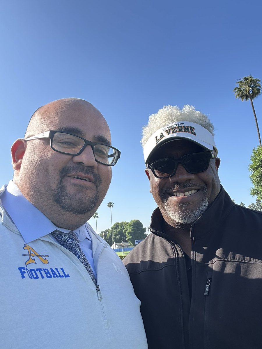 It was great to see one of my college coaches at our College Showcase. Mike Owens is a great coach and an even better person.
