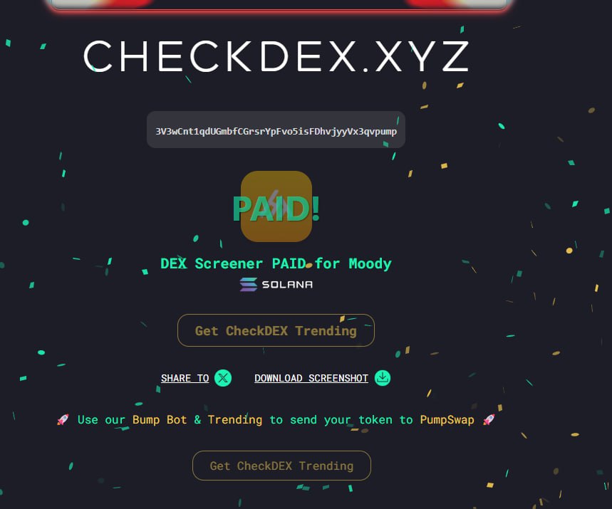 HowdyMoodyAi's tweet photo. Dex paid! https://t.co/GXQnMHseEV