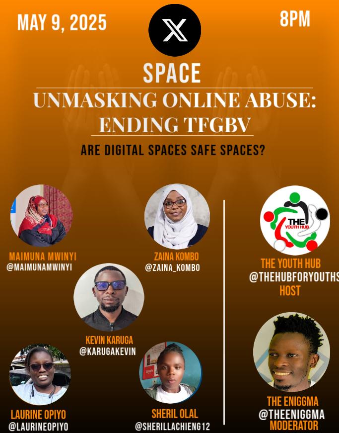 The Tribe of Wakanda (@theeniggma) on Twitter photo did you know, just like any violence, technology facilitated GBV has adverse effects to survivors?
the effects include:
- depression
- anxiety and
- limits freedom of expression
join this space by <a href="/TheHubForYouths/">The Youth Hub</a> at 8pm for more
#EndTFGBV did you know, just like any violence, technology facilitated GBV has adverse effects to survivors?
the effects include:
- depression
- anxiety and
- limits freedom of expression
join this space by <a href="/TheHubForYouths/">The Youth Hub</a> at 8pm for more
#EndTFGBV