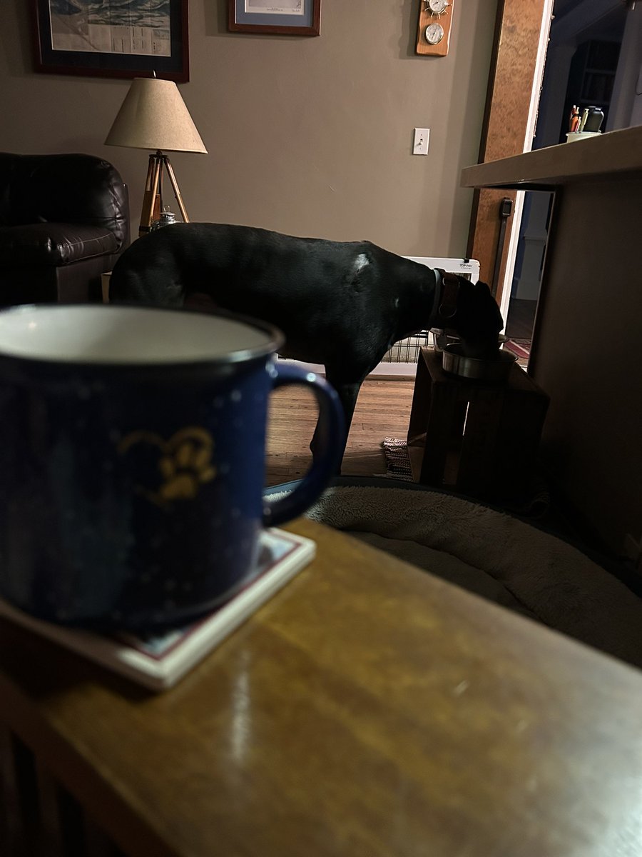 Good morning, just having my coffee, have a wonderful day
