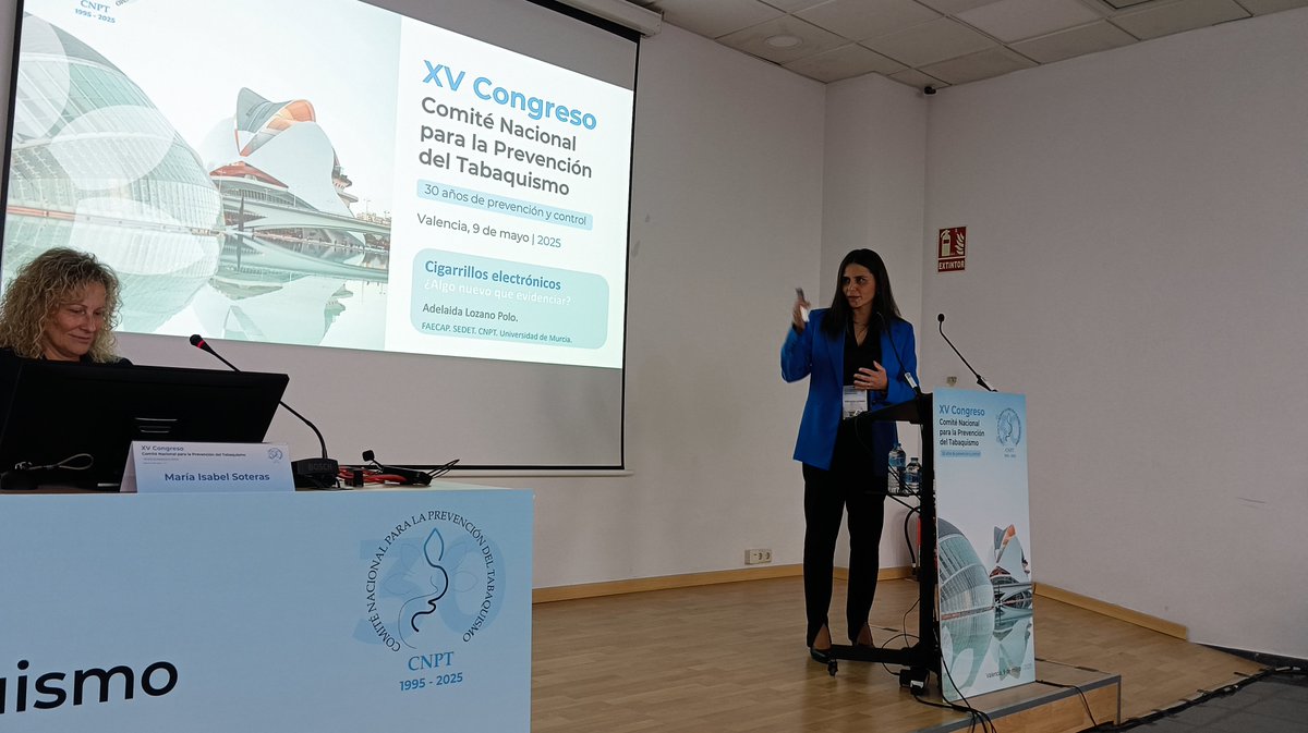 Las multinacionales tabacaleras son las principales productoras mundiales  de cigarrillos electrónicos. <a href="/AdelaidaLPolo/">Adelaida Lozano Polo</a> en el #XVCongresoCNPT