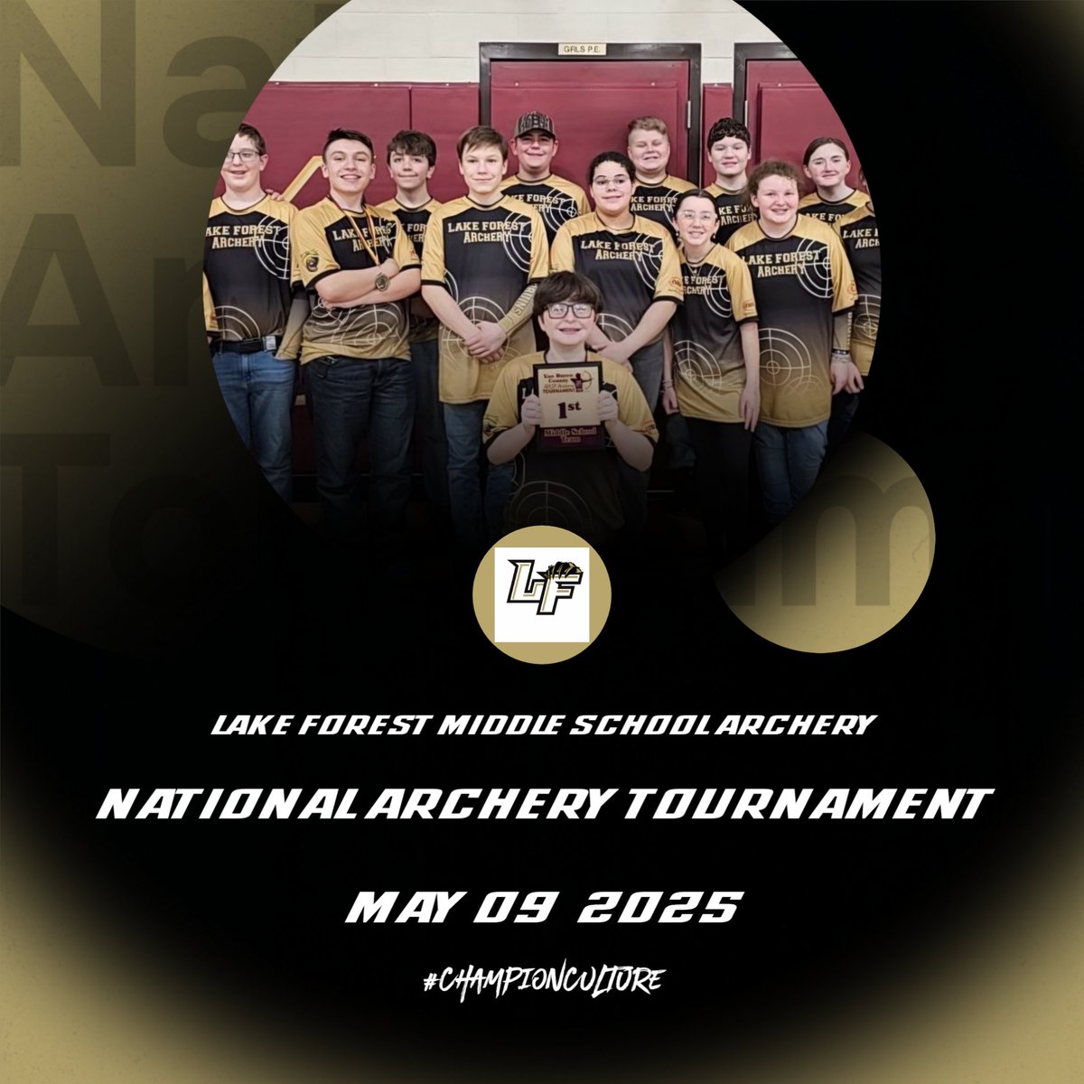 Best of luck to our world-class Bruin and Lady Bruin Archers today as they compete in Louisville, Kentucky at the National Archery Tournament! Bring home some hardware! #ChampionCulture