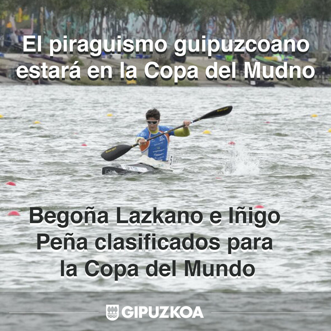 Begoña Lazkano (K1-500 y K2-500) e Iñigo Peña (K1-1000) estarán en la Copa del Mundo de Szeged (15-18 mayo), tras superar la primera fase de los selectivos 🇭🇺🚣‍♀️ #Piragüismo #Sprint
