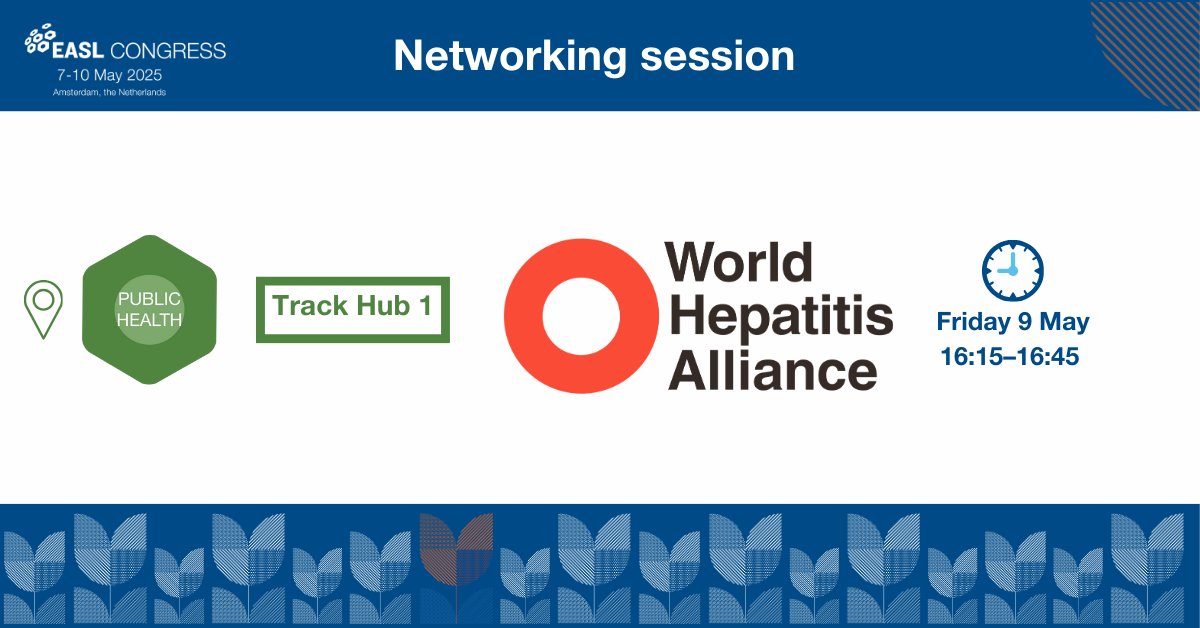 EASLnews (@easlnews) on Twitter photo The networking session with <a href="/Hep_Alliance/">World Hepatitis Alliance</a> will start soon! Head over Track Hub 1 (Public Health) at 16:15!
#EASLCongress The networking session with <a href="/Hep_Alliance/">World Hepatitis Alliance</a> will start soon! Head over Track Hub 1 (Public Health) at 16:15!
#EASLCongress