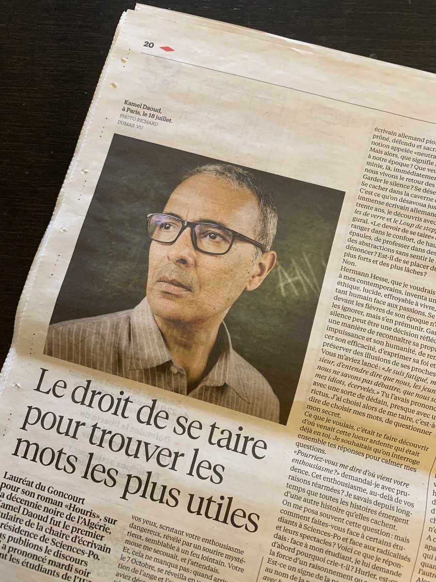 Luis Vassy (@lvassy) on Twitter photo Alors quâil fait face Ă lâintimidation et Ă la menace, jâadresse mon plein soutien Ă Kamel Daoud, qui nous fait lâhonneur dâenseigner Ă <a href="/sciencespo/">Sciences Po</a>. La libertĂ© est au cĆur de notre projet. Alors quâil fait face Ă lâintimidation et Ă la menace, jâadresse mon plein soutien Ă Kamel Daoud, qui nous fait lâhonneur dâenseigner Ă <a href="/sciencespo/">Sciences Po</a>. La libertĂ© est au cĆur de notre projet.
