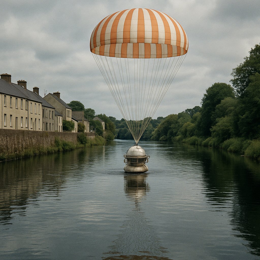 Great to see <a href="/SouthernStarIRL/">The Southern Star</a>  Skibbereen still keeping an eye on the Czar after 140 years😉  [It is virtually certain that the Cosmos 482 parachute will NOT function☹️]