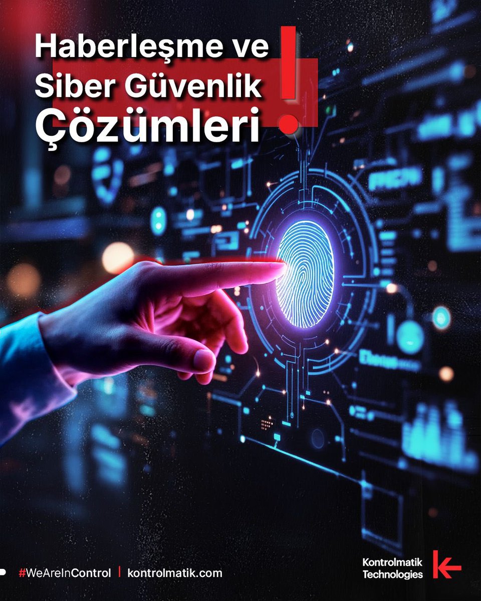 [TR] Kontrolmatik olarak, enerji santralleri ve endüstriyel tesislere özel, güvenli ve yüksek dayanımlı haberleşme altyapıları sunuyor; ICS/SCADA sistemlerine yönelik özelleştirilmiş siber güvenlik çözümlerimizle dijital tehditlere karşı operasyonel güvenliği en üst seviyeye