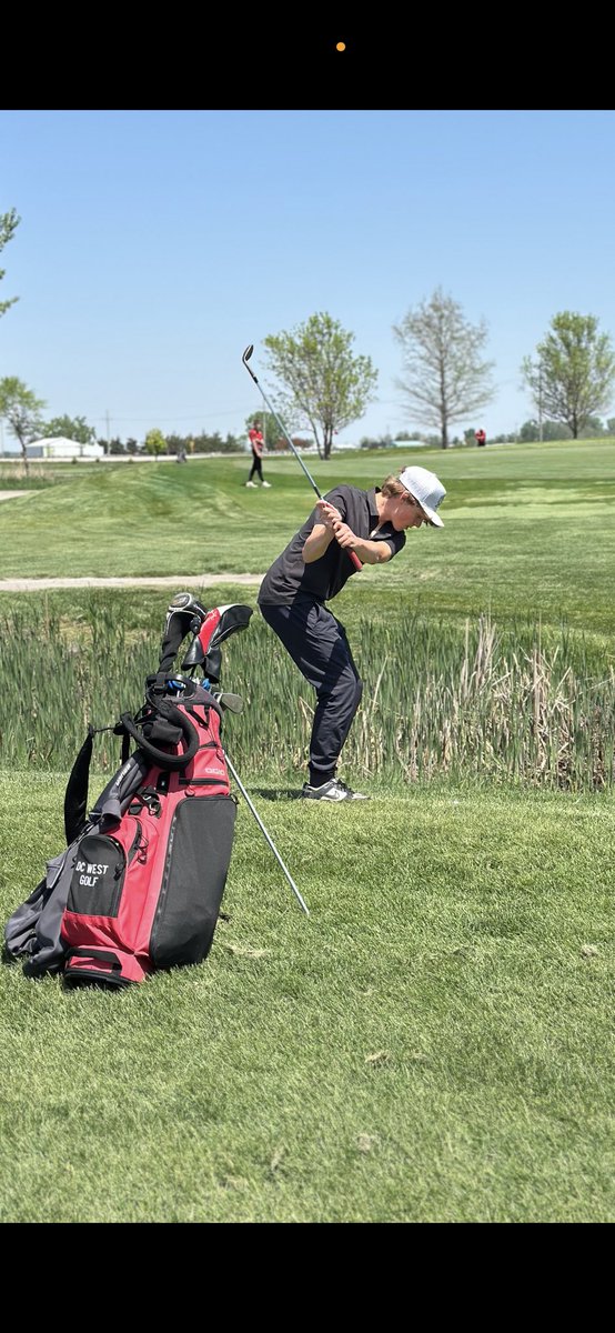 It was a great day yesterday to compete! Shoutout to our seniors competing in their final Conference Meet! ⛳️