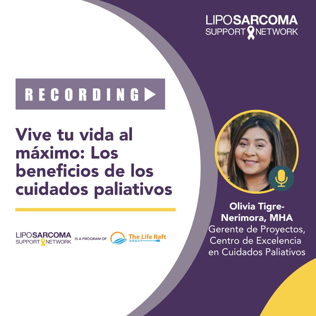 Liposarcoma Support Network (@liposarcoma_sn) on Twitter photo GrabaciĂłn Disponible! La Sra. Tigre-Nerimora explicĂł cĂłmo el cuidado paliativo brinda apoyo adicional para mejorar la calidad de vida. Ver aquĂ: bit.ly/CuidadosPaliat… #LIPOeducation #CuidadosPaliativos <a href="/StanfordHealth/">Stanford Health Care</a> GrabaciĂłn Disponible! La Sra. Tigre-Nerimora explicĂł cĂłmo el cuidado paliativo brinda apoyo adicional para mejorar la calidad de vida. Ver aquĂ: bit.ly/CuidadosPaliat… #LIPOeducation #CuidadosPaliativos <a href="/StanfordHealth/">Stanford Health Care</a>