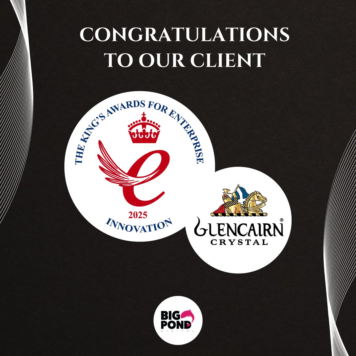 A very well deserved win for our client <a href="/GlencairnStudio/">Glencairn Crystal Studio</a>. 🎉 
Their talented team have secured some prestigious recognition for their Innovation, sitting amongst the winners of @thekingsawards For Enterprise. Congratulations to them!

#KingsAwards #2025 #Scotland #Business