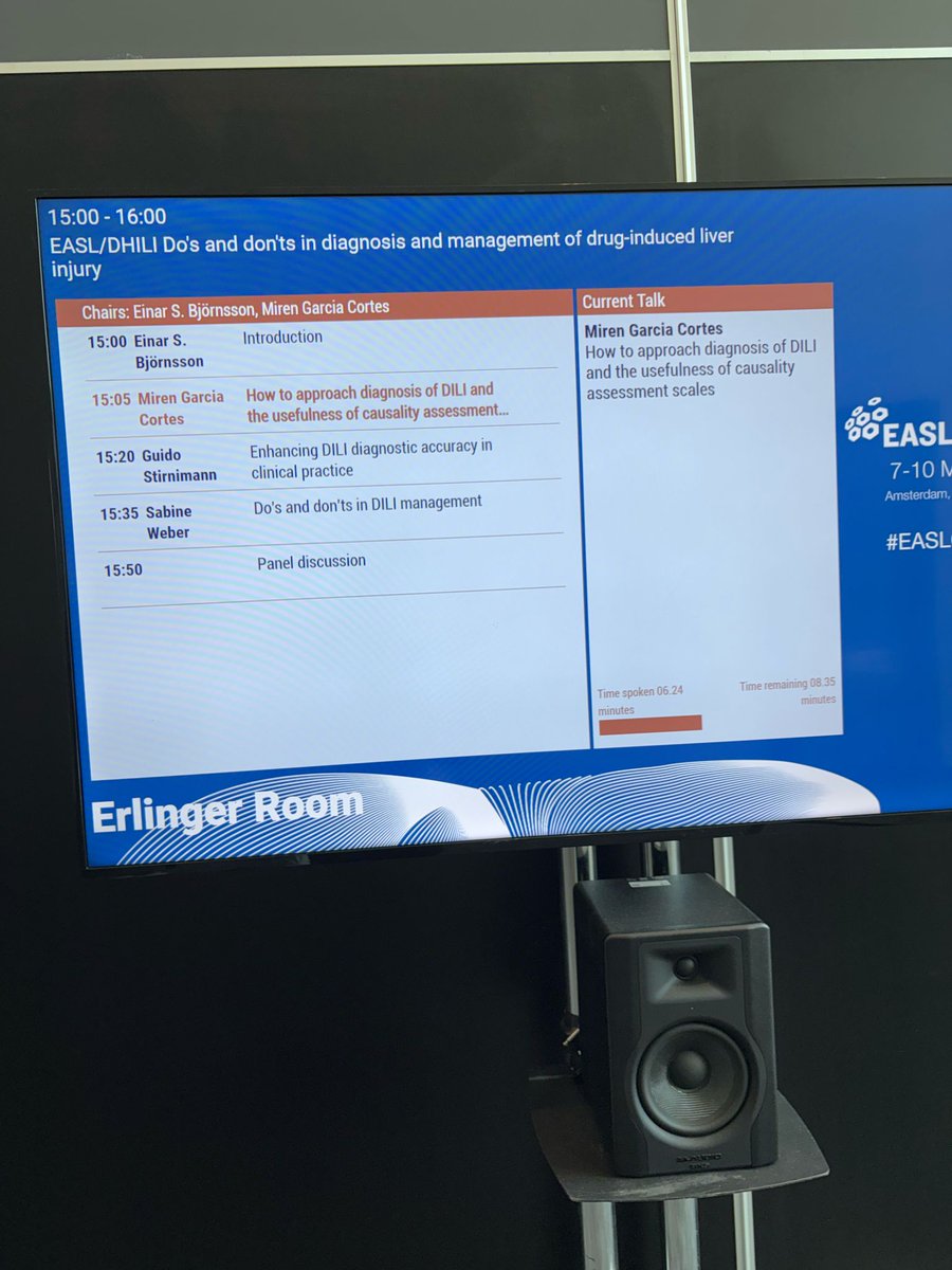 EASLDHILIconsortium (@easldhili) on Twitter photo #live โถ๏ธDra. Miren Garcรญa Cortes chairing a General Hepatology Session & talking about diagnosis of DILI & the usefulness of causality assessment scales ๐
#EASLCongress Day 3๏ธโฃ <a href="/EASLnews/">EASLnews</a>
<a href="/_ibima/">IBIMA Plataforma BIONAND</a> <a href="/DigestivoHuvv/">DigestivoHUVV</a> @CIBERehd #live โถ๏ธDra. Miren Garcรญa Cortes chairing a General Hepatology Session & talking about diagnosis of DILI & the usefulness of causality assessment scales ๐
#EASLCongress Day 3๏ธโฃ <a href="/EASLnews/">EASLnews</a>
<a href="/_ibima/">IBIMA Plataforma BIONAND</a> <a href="/DigestivoHuvv/">DigestivoHUVV</a> @CIBERehd