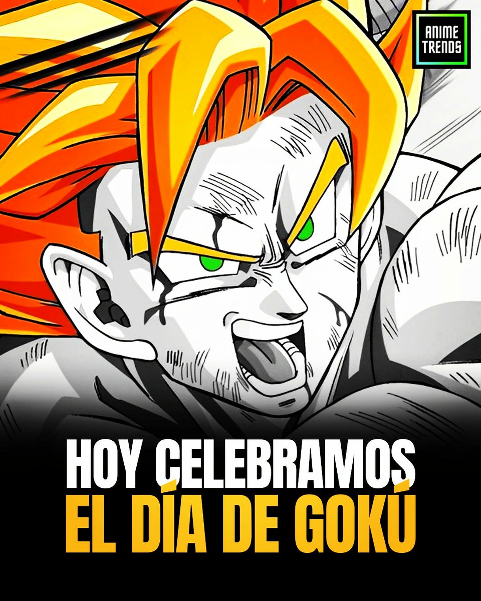 Hoy 9 de Mayo, celebramos al personaje que cambió la industria del anime y manga para siempre. Hoy celebramos al héroe, a la leyenda, al referente... ✨

Celebramos ¡EL DÍA DE GOKU!
#DragonBall | #GokuDay