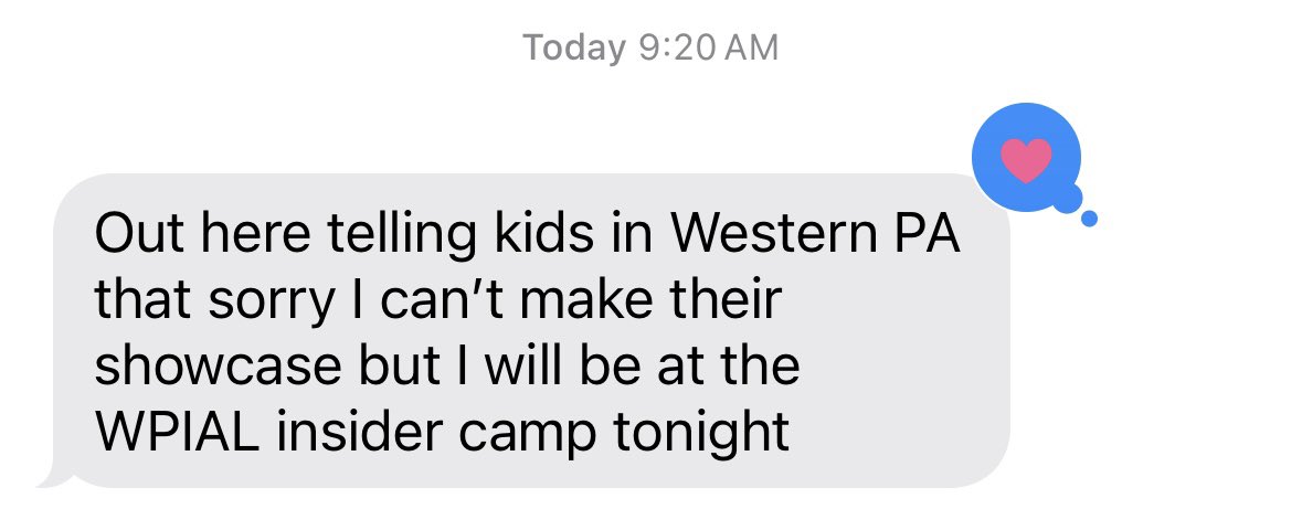 WPIAL Insider (@wpial_insider) on Twitter photo Text from a D1 coach this morning.
The easiest way to get scholarships and looks is to get to <a href="/Elite_Athletix_/">Elite Athletix Training & Development</a> facility tonight at 6pm for the WPIAL Top Prospect Showcase.
Use my connections to YOUR advantage 🧠 Text from a D1 coach this morning.
The easiest way to get scholarships and looks is to get to <a href="/Elite_Athletix_/">Elite Athletix Training & Development</a> facility tonight at 6pm for the WPIAL Top Prospect Showcase.
Use my connections to YOUR advantage 🧠