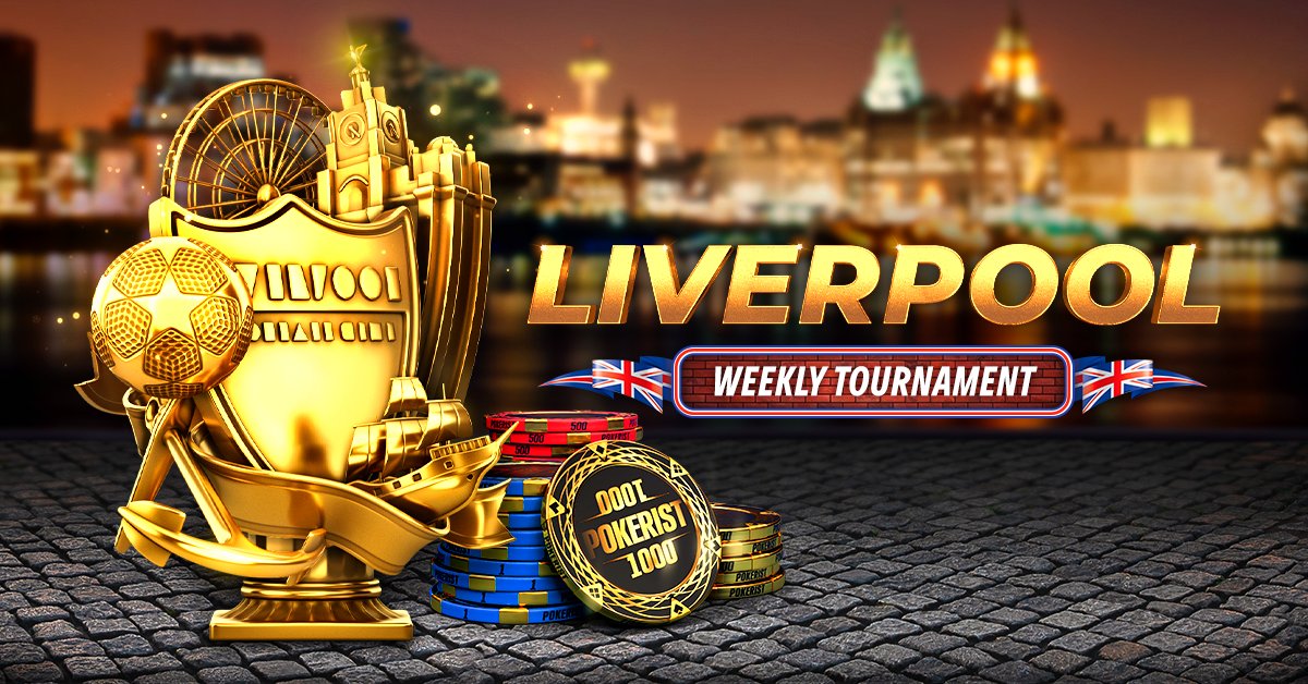 🌟 The Liverpool Weekly Tournament has officially kicked off! 🌟

Sit at the table and compete for a spectacular trophy inspired by Liverpool’s legendary skyline and football heritage. 

📱 Jump in ➡️ pokerist.com/3ab