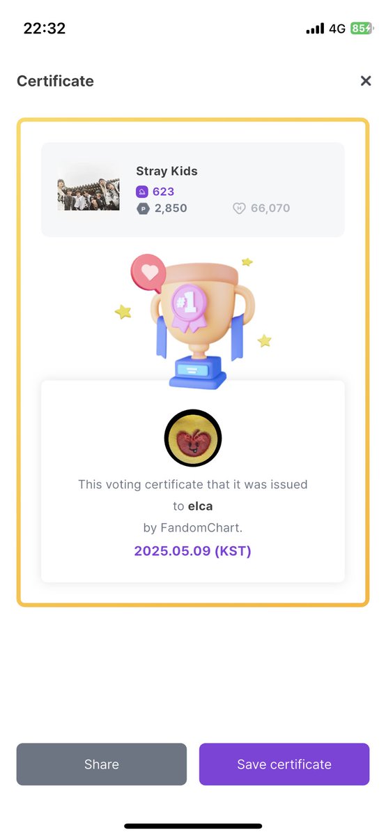 elcaelcas's tweet photo. 5/9🗳️✔︎
my1pickがうんともすんとも復旧しません😇
#SeoulMusicAwards
#mainprize
#StrayKids
#YouMakeStrayKidsStay https://t.co/kPEMVBd9X5