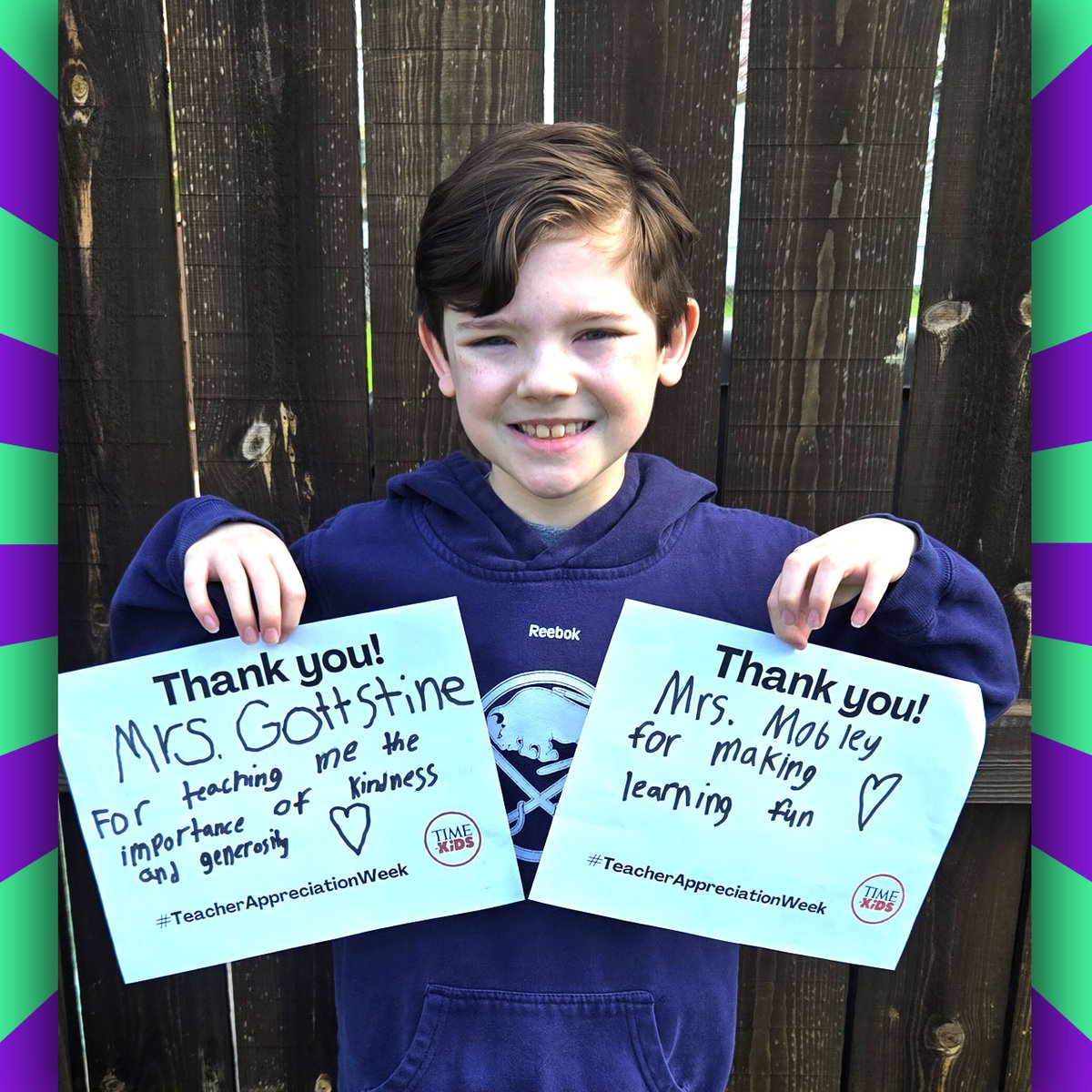 Christian, our October 2024 Kid of the Month, from New York, has learned valuable lessons from his teachers. tfk.news/3GIvBVb

For #TeachersAppreciationWeek, tell us: What’s the most important lesson you’ve learned from a teacher?