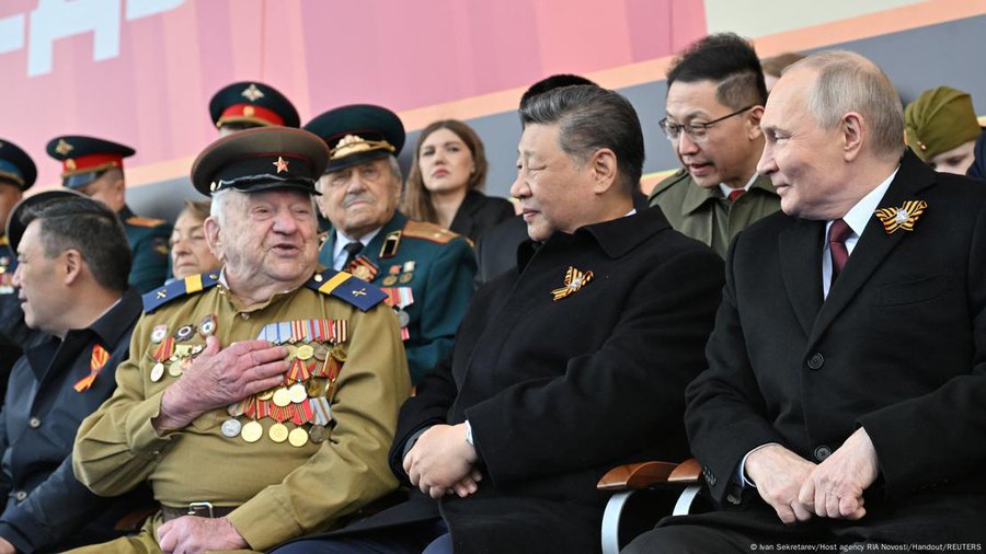 俄红场阅兵 普京为乌战辩护
