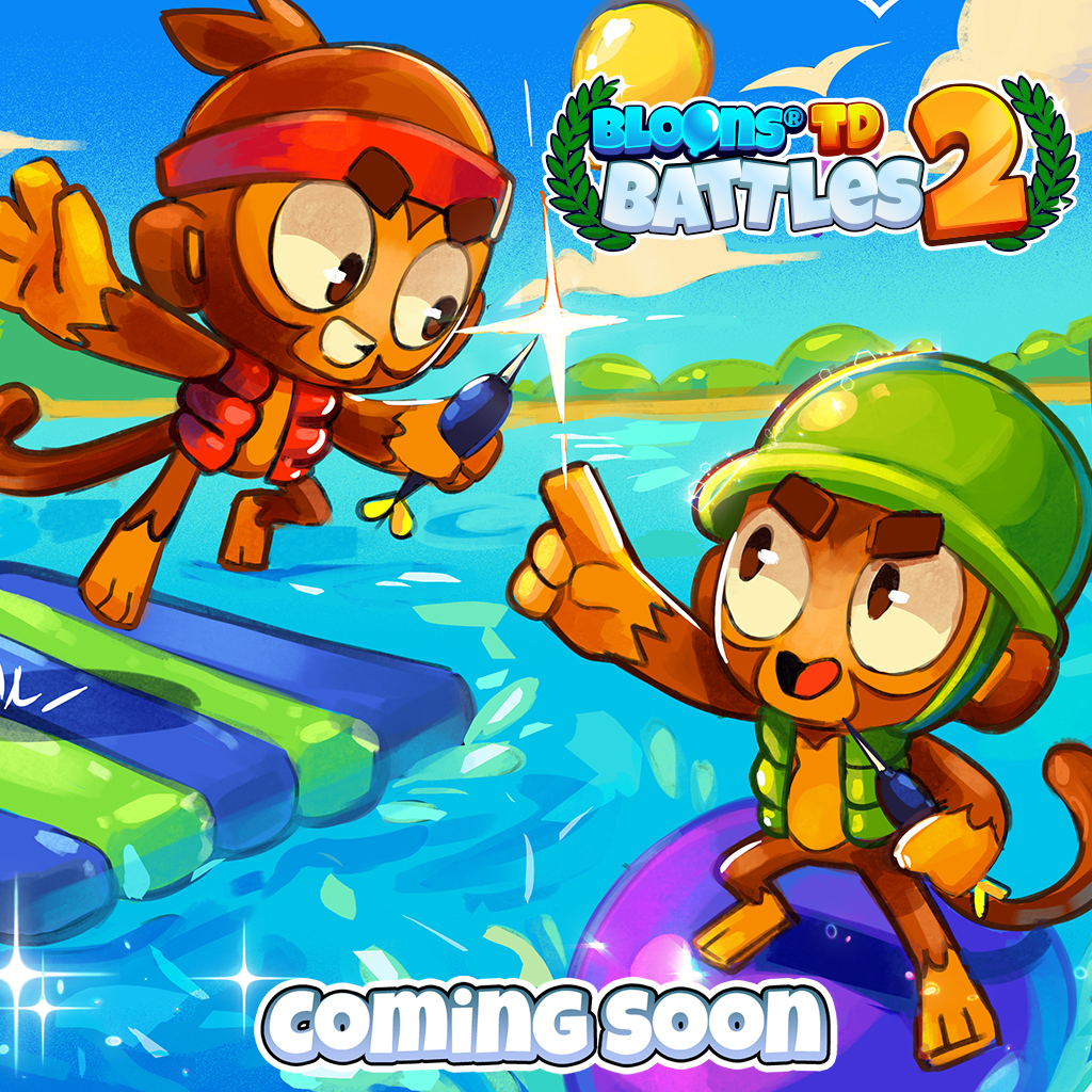 btdbattles2's tweet image. Battles 2 update 4.7 is just around the corner! Dive into the awesome new map: Splashdown and test out new strategies with new advanced features of Scientist Gwen's Bloon Lab! Check out the update video and notes below! โฌ๏ธ
๐บ youtu.be/PVhMtM-W884
๐๏ธ ninja.kiwi/b2_4.7