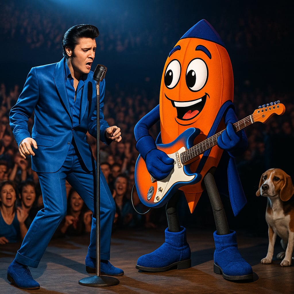 On this day in 1954, Artie had his first concert with Elvis. Inspiring his blue suede shoes. #ROSAPE