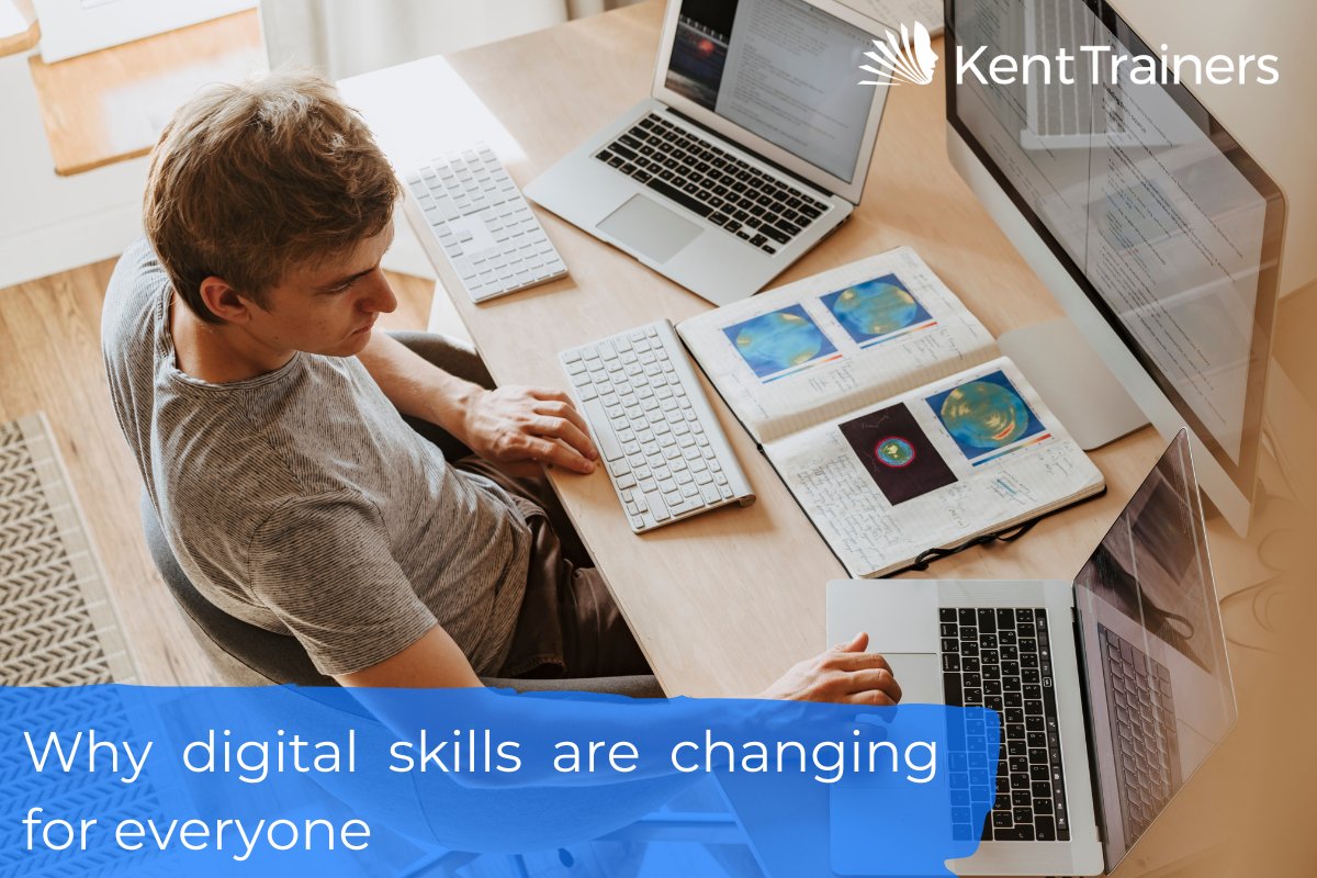 We often frame digital literacy as an issue for older people, yet a shortage of digital skills is increasingly striking across the spectrum. 
Is the AI apocalypse really coming, or is this an opportunity to bring new benefits to employers? Read more here 👉kenttrainers.co.uk/2025/05/01/why…