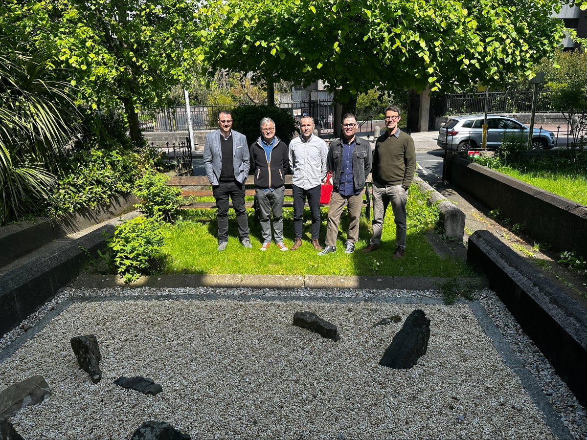 Congratulations to David Walsh who passed his PhD viva voce exam today! Here he is pictured with examiners Prof. Joel Krueger and Dr. Alessandro Salice, together with supervisors Dr. Adam Loughnane and Dr. Joel Walmsley.