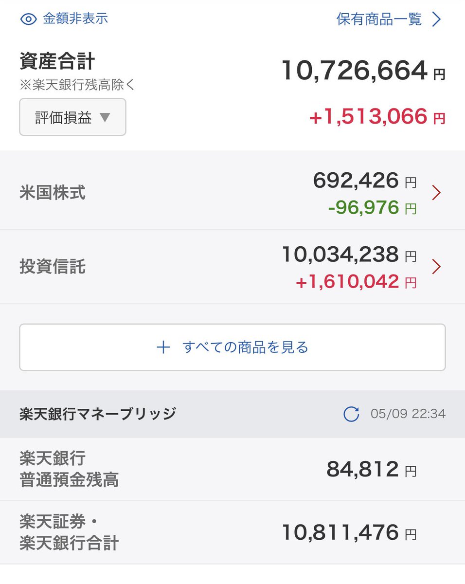 063aiko's tweet photo. 1000万達成してちょうど1年経過！

全然変わってないや〜〜

1200万までいきそうになって一気に下がったからなぁ。。🙄 https://t.co/ot4JMKhuWR