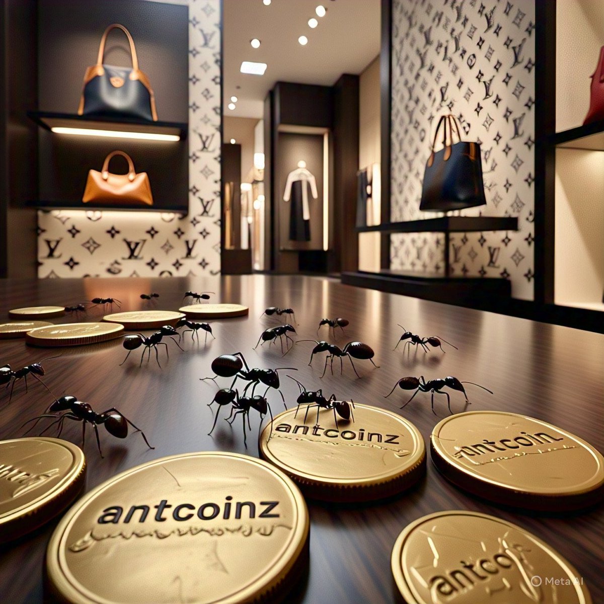 AntCoinz's tweet photo. "AntCoinz invades the luxury sceneโsmall but mighty! ๐๐ฐ #AntCoinz #CryptoBuzz""Even high-end stores canโt resist AntCoinz! ๐โจ #AntCoinzTakeover""AntCoinz: Crawling into the world of luxury! ๐๐ #AntCoinz #CryptoLux"
#Antcoinz #solana #Airdrops #Tesla #ElonMusk #DonaldTrump https://t.co/uOTi0Chbsr