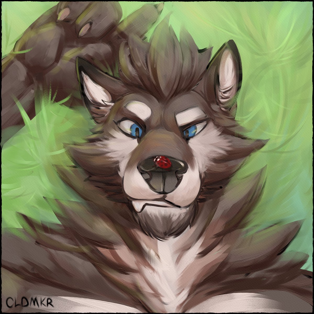 Spring vibes with wolf!