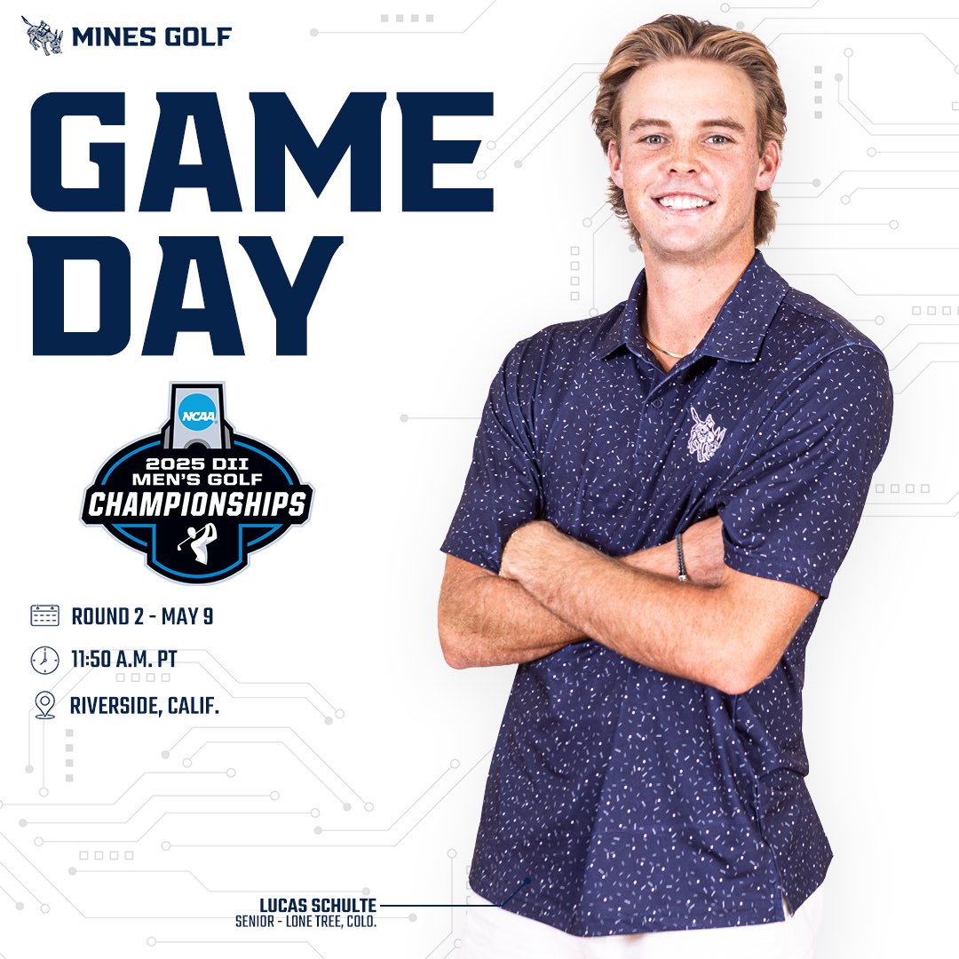 𝗥𝗢𝗨𝗡𝗗 𝟮

🆚 NCAA West/South Central Regional
📍 Riverside, Calif. 
🕙 11:50 a.m. MT
⛳️ scoreboard.clippd.com/tournaments/23…

#HelluvaEngineer⚒