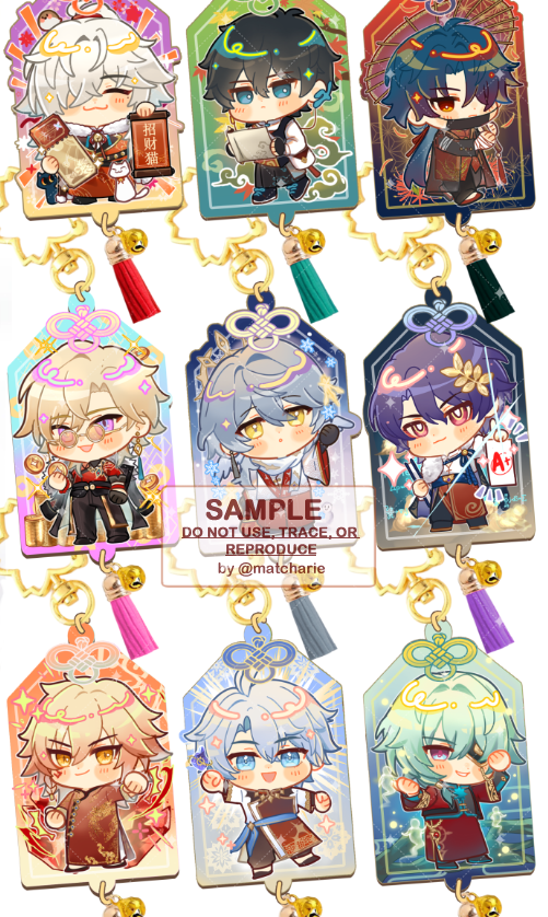 #CFXX Omamori charms WIP preview (finally locking in CF)