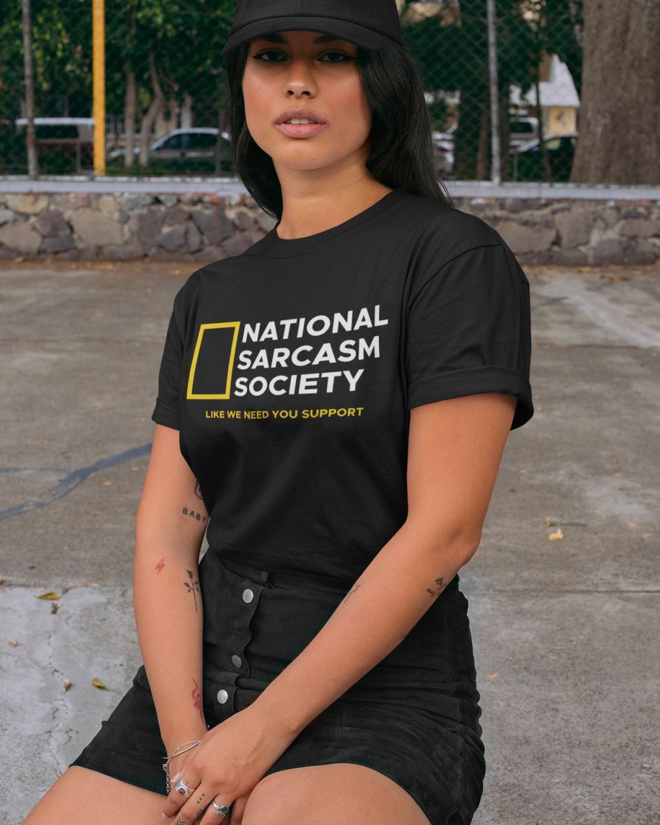 OJensby's tweet image. National Sarcasm Society.
Like we need your support. 🙄
teeslanding.com/national-sarca…
#SarcasmAlways #SupportNotRequired #FunnySocietyTee #WittyWear