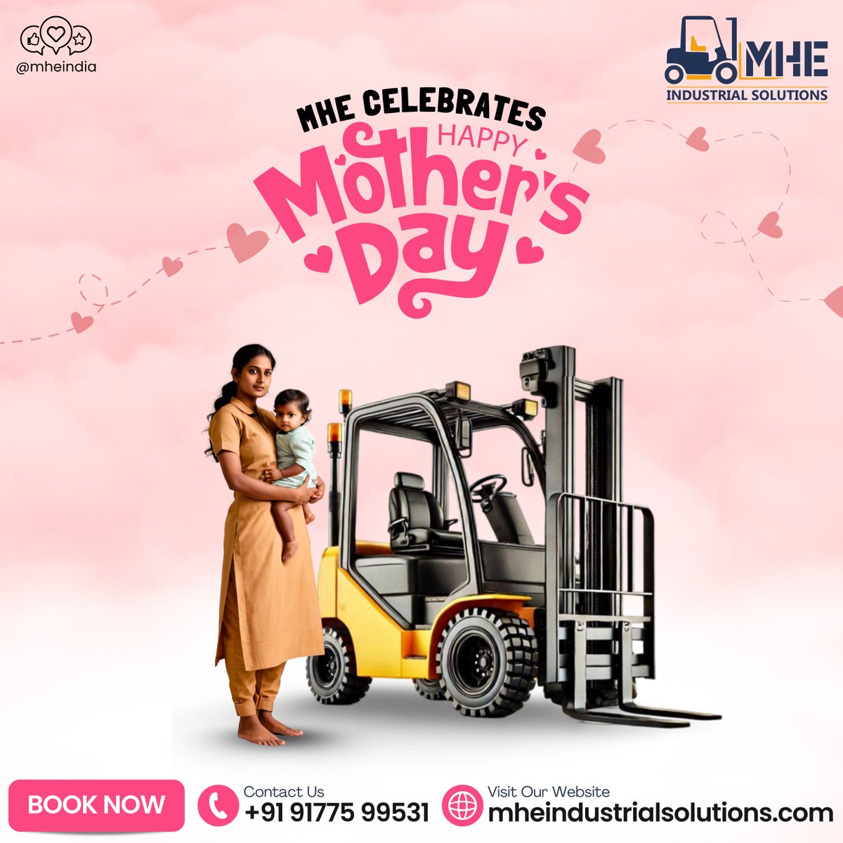 mhe_india's tweet photo. She lifts hearts, we lift industries.
This Mother’s Day, MHE celebrates the strength and care that drives everything forward.
#MothersDay #LiftWithLove #MHEIndia https://t.co/ApsbQHT8bM