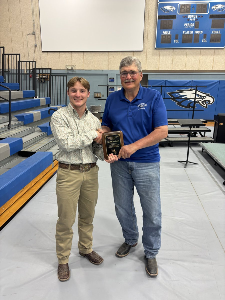Mr. Brian Fleischman (@principaleagle1) on Twitter photo <a href="/OvertonEagles/">Overton Eagles</a> Student Council recognized Keith Rudeen as their Booster of the Year last night. Thank you Keith for your service to Overton School and the Community. #WeROverton <a href="/OvertonEagles/">Overton Eagles</a> Student Council recognized Keith Rudeen as their Booster of the Year last night. Thank you Keith for your service to Overton School and the Community. #WeROverton