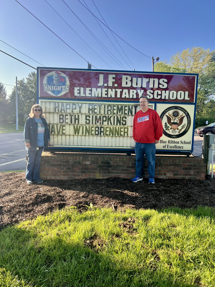 J.F. Burns Elem (@jfbknights) on Twitter photo Happy Retirement! You are looking at a combined 64 years of service and dedication to our Kings community! Thank you!! <a href="/Kings_Schools/">Kings Local Schools</a> Happy Retirement! You are looking at a combined 64 years of service and dedication to our Kings community! Thank you!! <a href="/Kings_Schools/">Kings Local Schools</a>