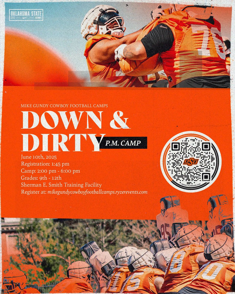 Cooper Bassett (@cbassett_osu) on Twitter photo Camp decisions are business decisions. No better eval than Live, Padded-Work 😤
See y’all Trench boys at the Down & Dirty #DAT
<a href="/CowboyFB/">OSU Cowboy Football</a> Camp decisions are business decisions. No better eval than Live, Padded-Work 😤
See y’all Trench boys at the Down & Dirty #DAT
<a href="/CowboyFB/">OSU Cowboy Football</a>