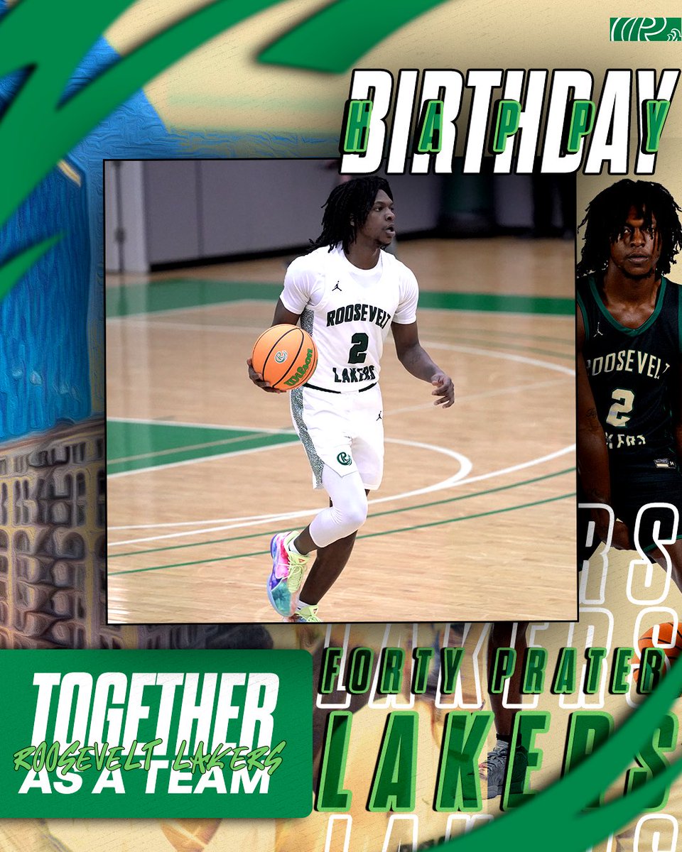 Wishing a very Happy Birthday to one of the Roosevelt Basketball greats, Forty Prater! Hoping you have a wonderful day filled with love and joy!

We will always be cheering you on‼️

#TogetherAsATeam