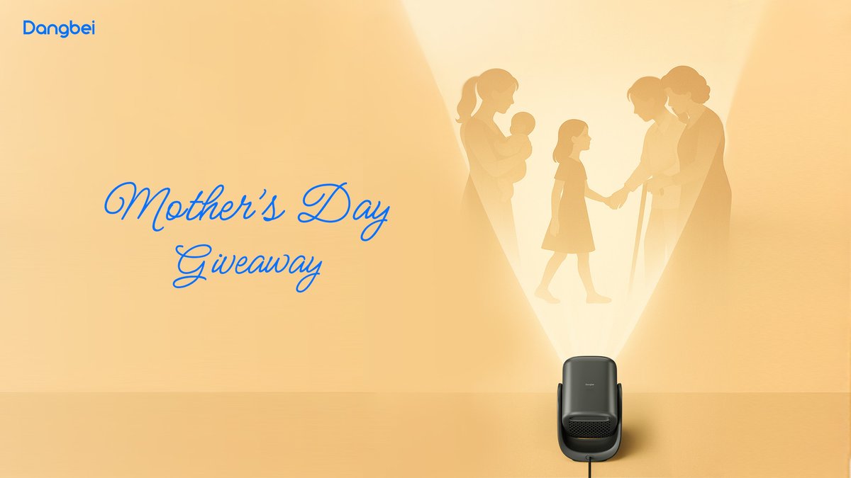 Dangbeiofficial's tweet image. Mother’s Day Giveaway! 

Win a Dangbei N2 Mini Projector!

1️⃣Follow @dangbeiofficial
2️⃣Comment a movie/TV show you’d watch with your mom.
3️⃣Unlocks at 50 comments!

Bonus: Retweet + tag us for a higher chance
📅 May 11-16 |  Winner: May 19

#Dangbei #MothersDay #DangbeiN2mini
