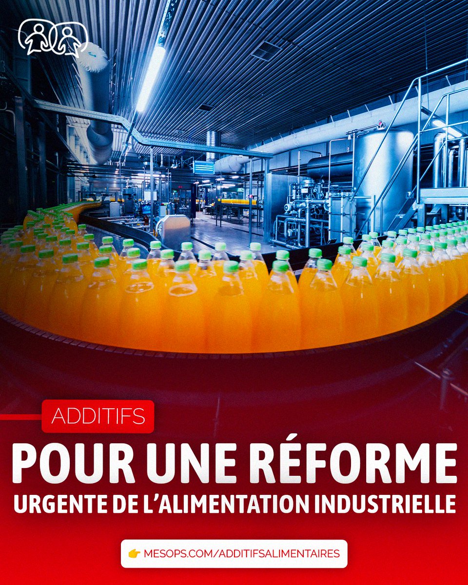 Certains additifs dans les aliments comme les nitrites ou l’aspartame sont nocifs pour la santé ⚠️

L’auteur de cette pétition demande leur régulation ou interdiction dans l’alimentation industrielle.

Signez la pétition
➡️ mesops.com/AdditifsAlimen… ✍️